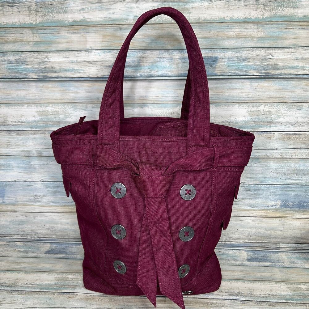 OGIO Padded Laptop Tote Bag Purse Maroon Red Burgundy